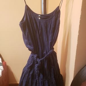 rhode resort navy sleeveless dress Medium mini